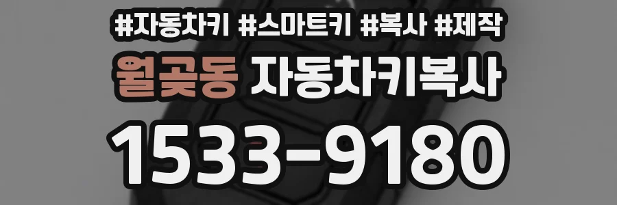 월곶동 자동차키복사