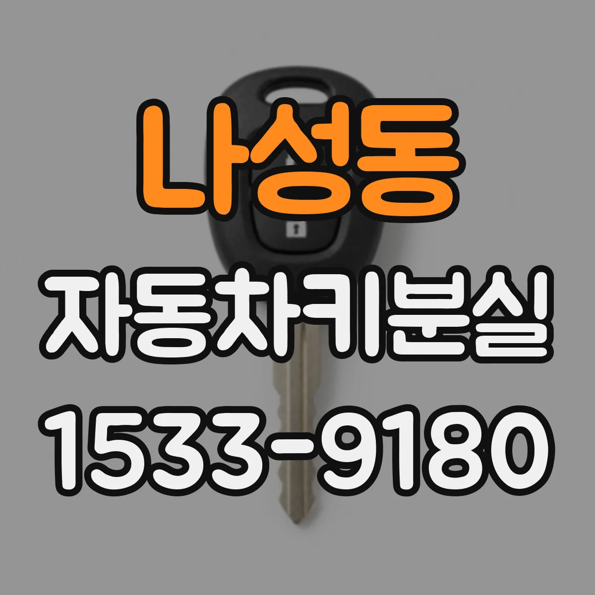 나성동 자동차키분실