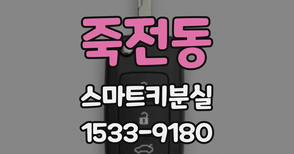죽전동 스마트키분실