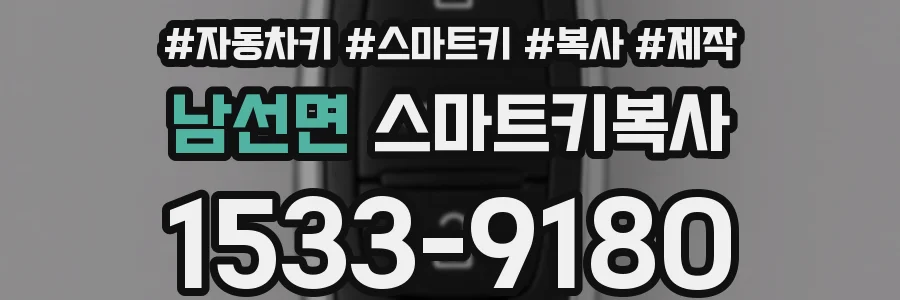 남선면 스마트키복사
