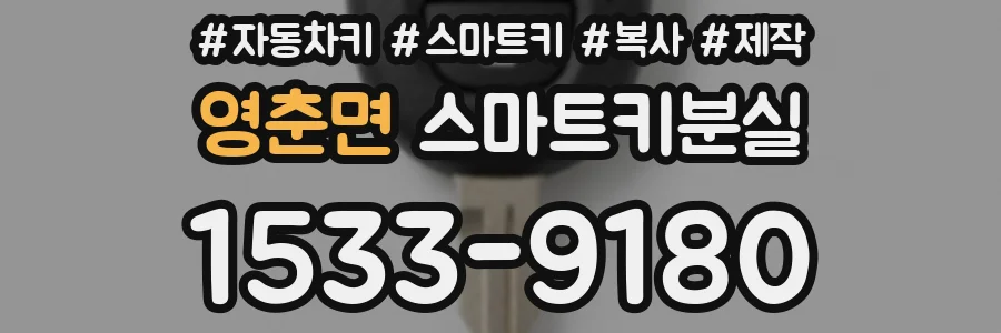 영춘면 스마트키분실