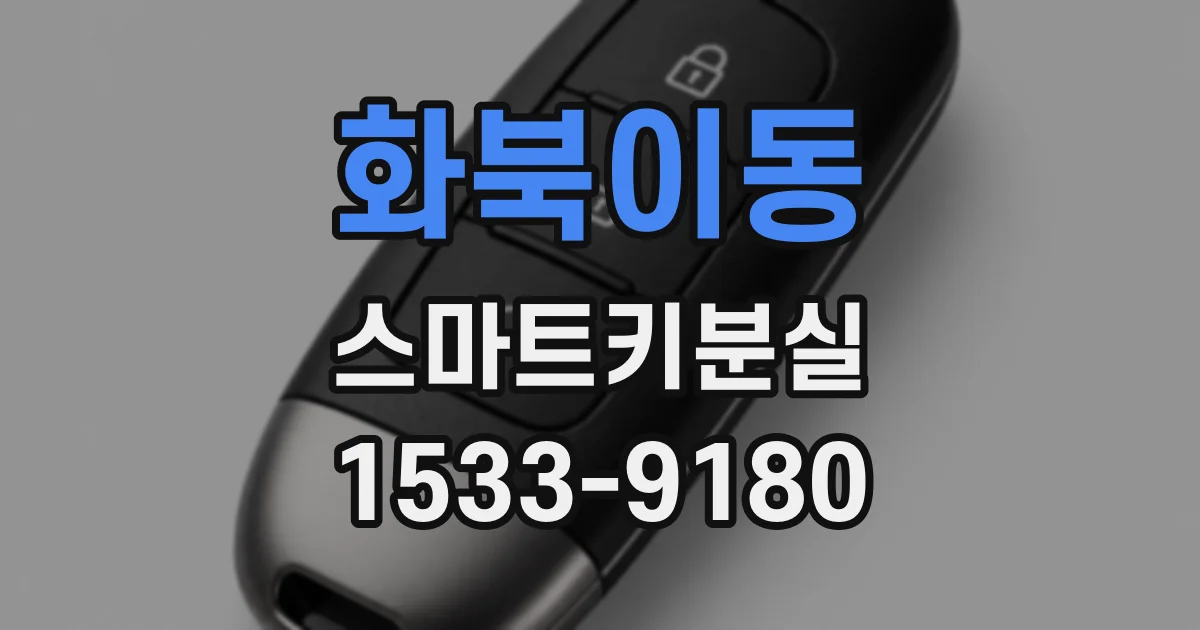 화북이동 스마트키분실