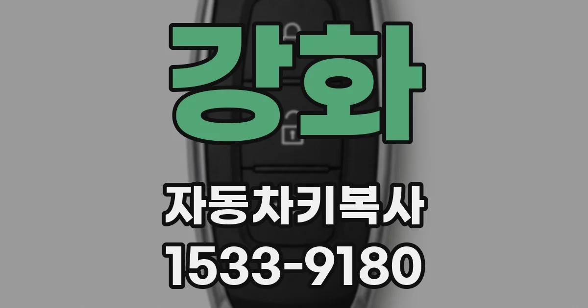 강화 자동차키복사