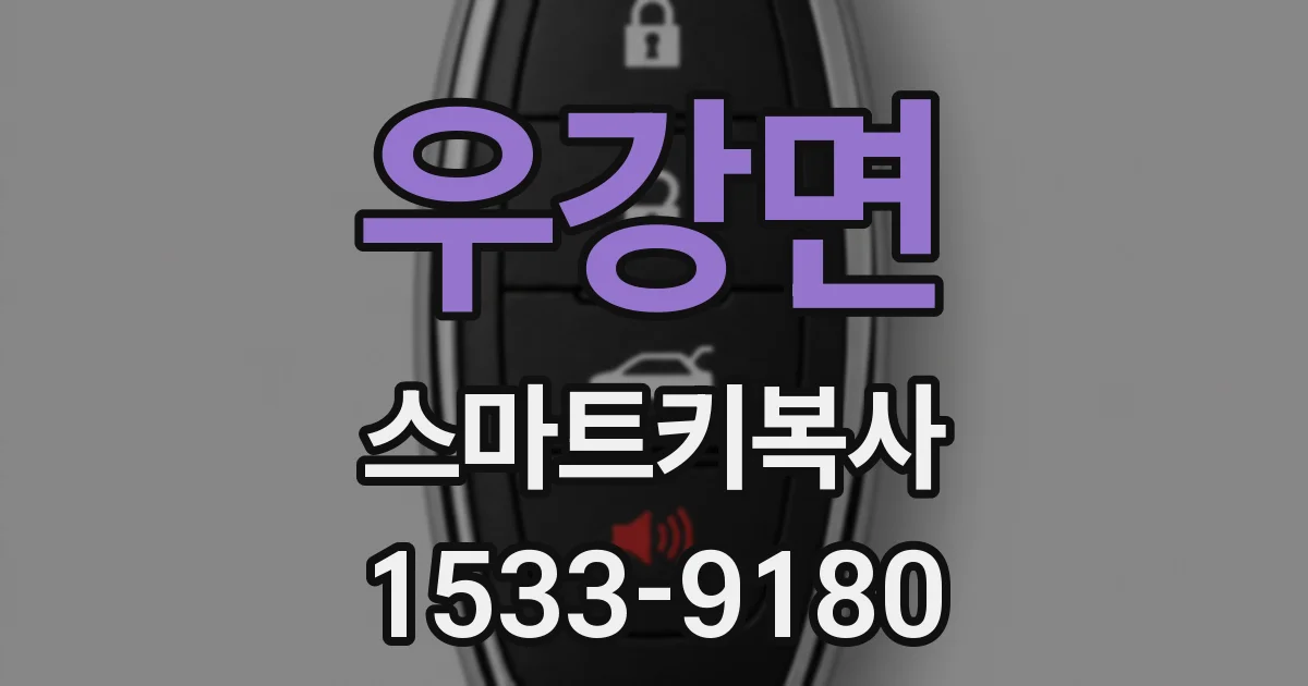 우강면 스마트키복사