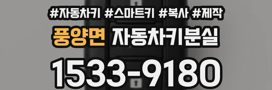 풍양면 자동차키분실
