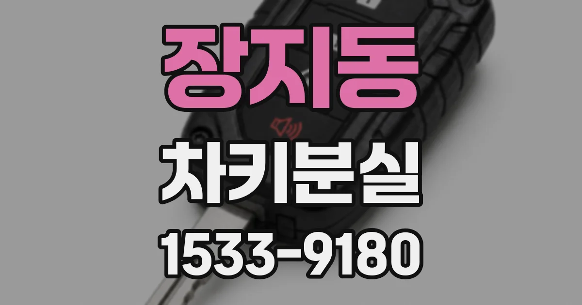 장지동 차키분실