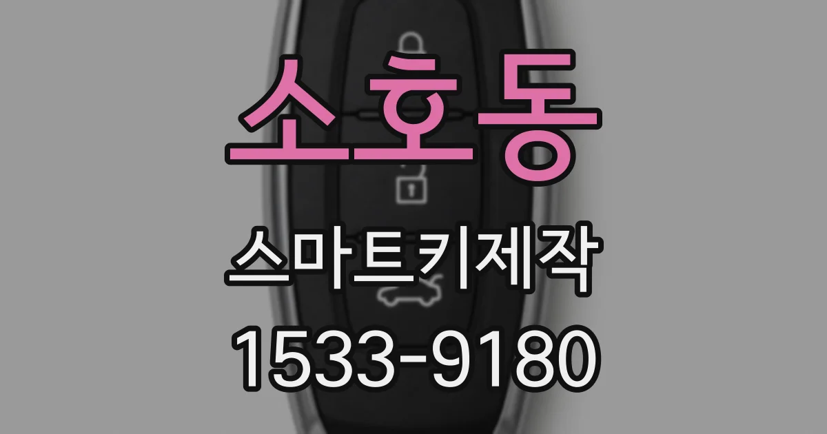 소호동 스마트키제작