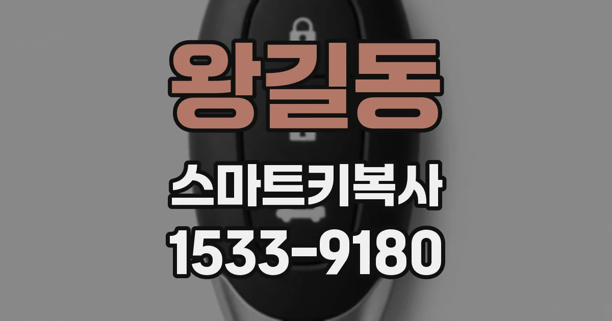 왕길동 스마트키복사