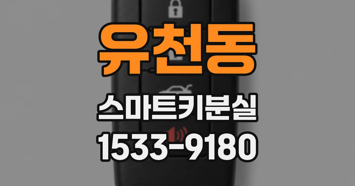 유천동 스마트키분실