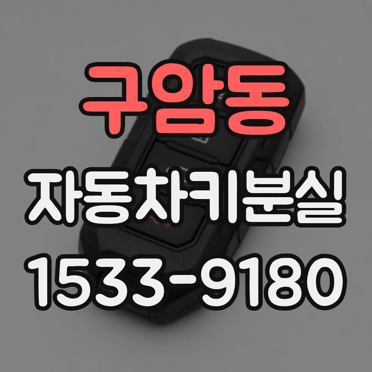 구암동 자동차키분실