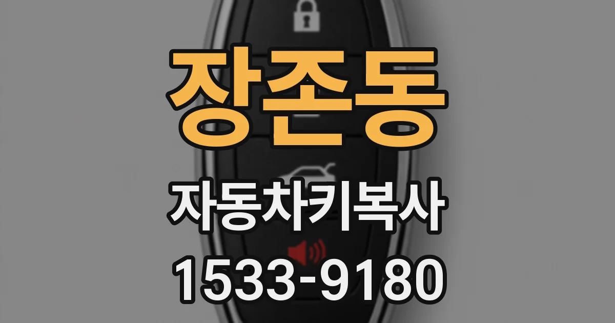 장존동 자동차키복사