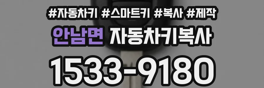 안남면 자동차키복사