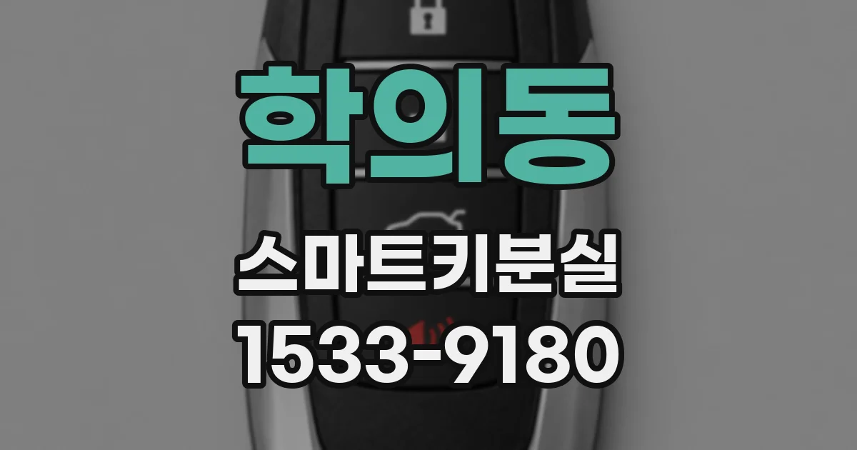 학의동 스마트키분실