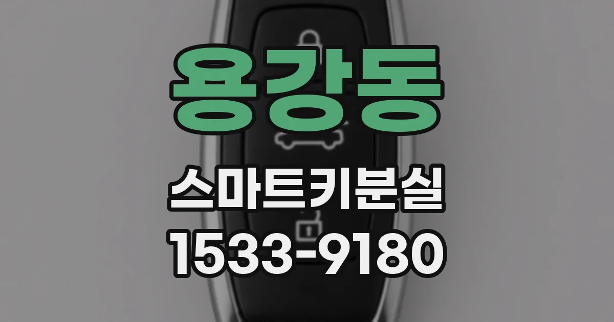 용강동 스마트키분실