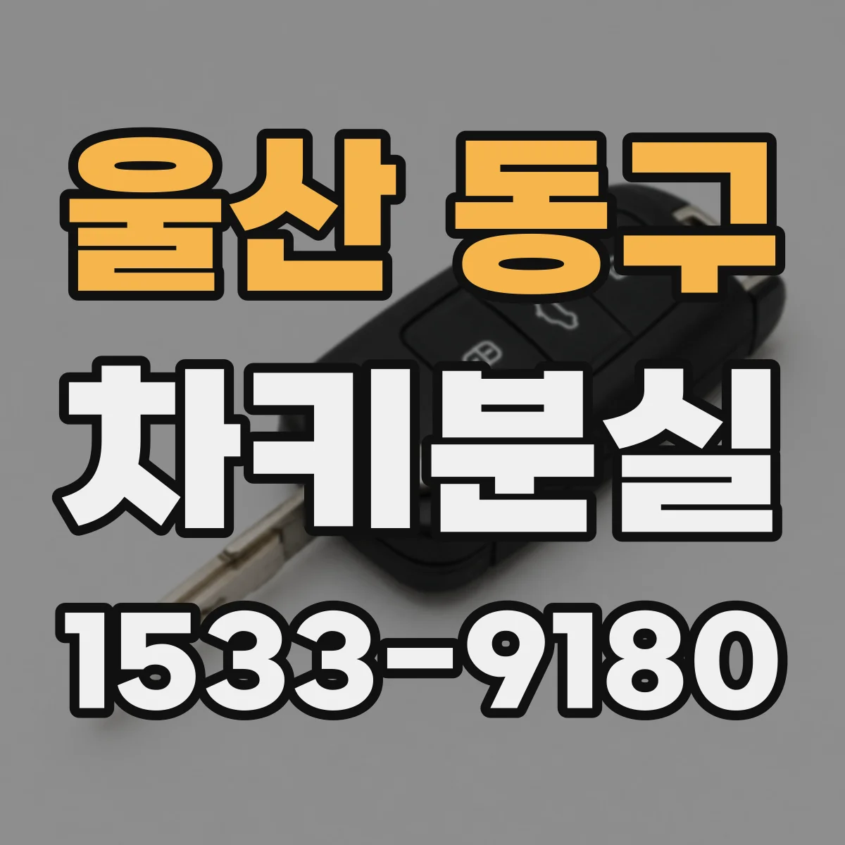 울산 동구 차키분실