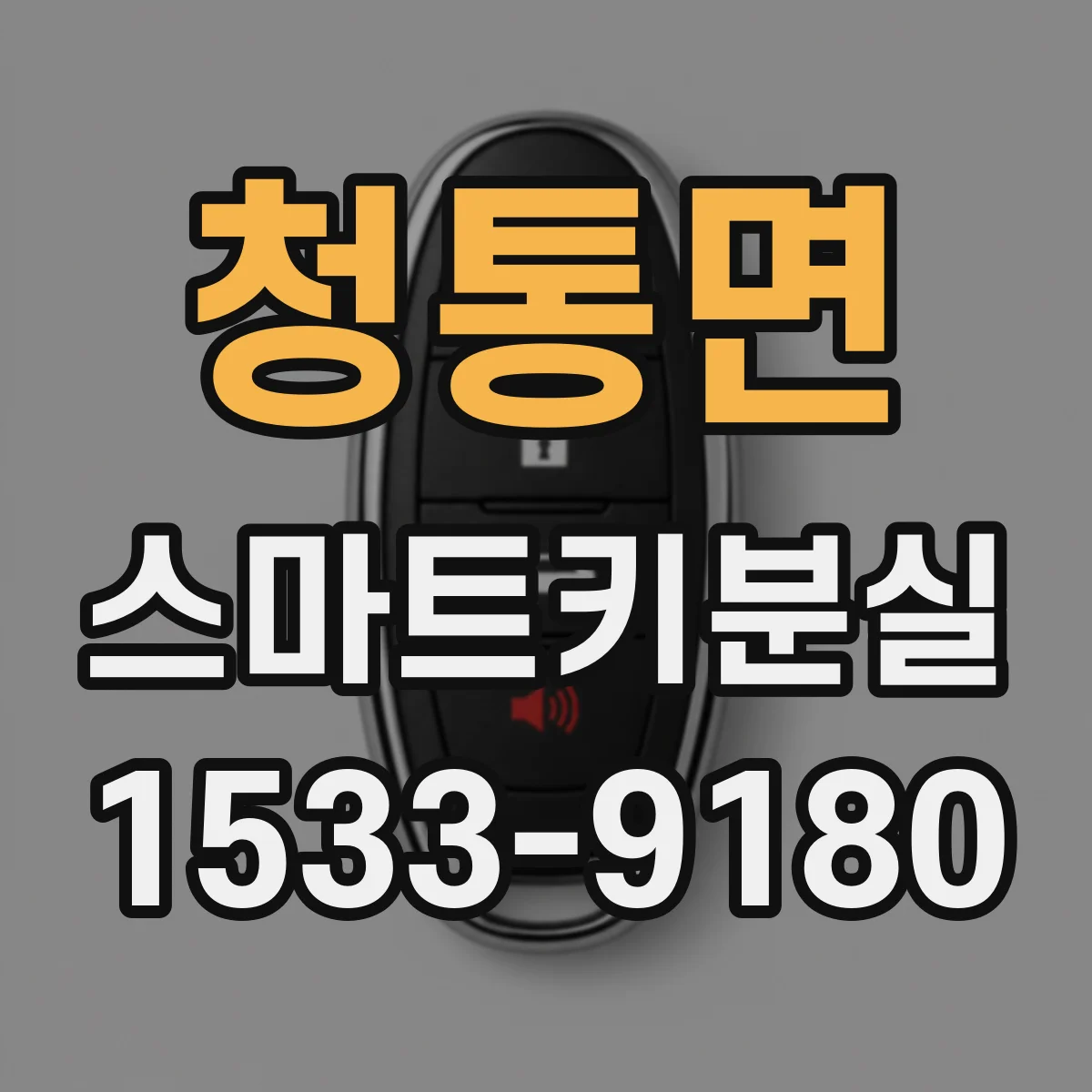 청통면 스마트키분실