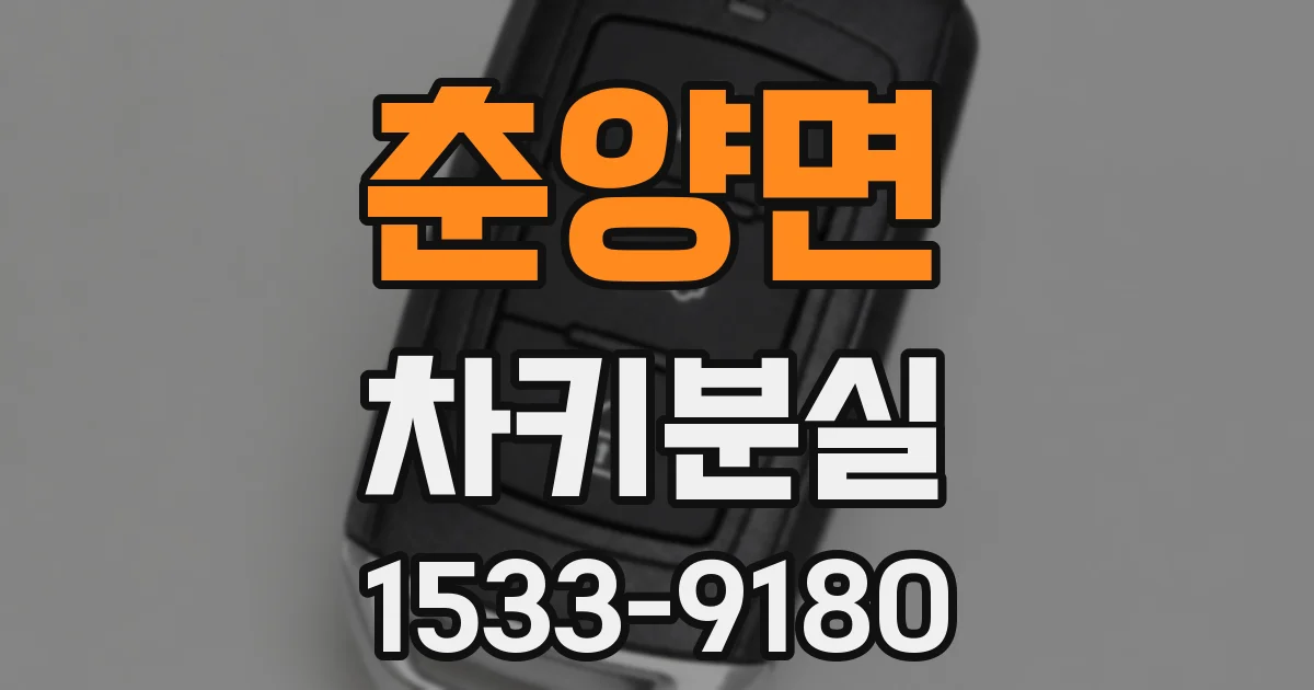 춘양면 차키분실