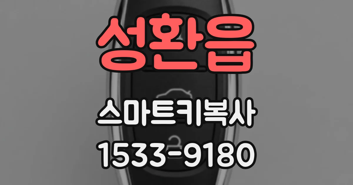 성환읍 스마트키복사