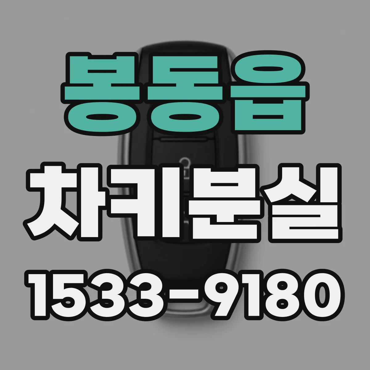 봉동읍 차키분실
