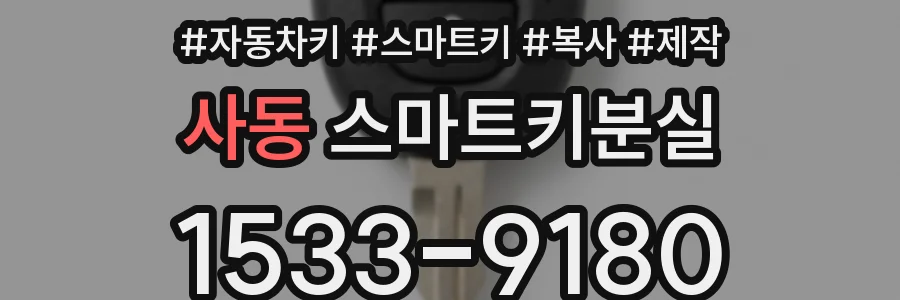 사동 스마트키분실