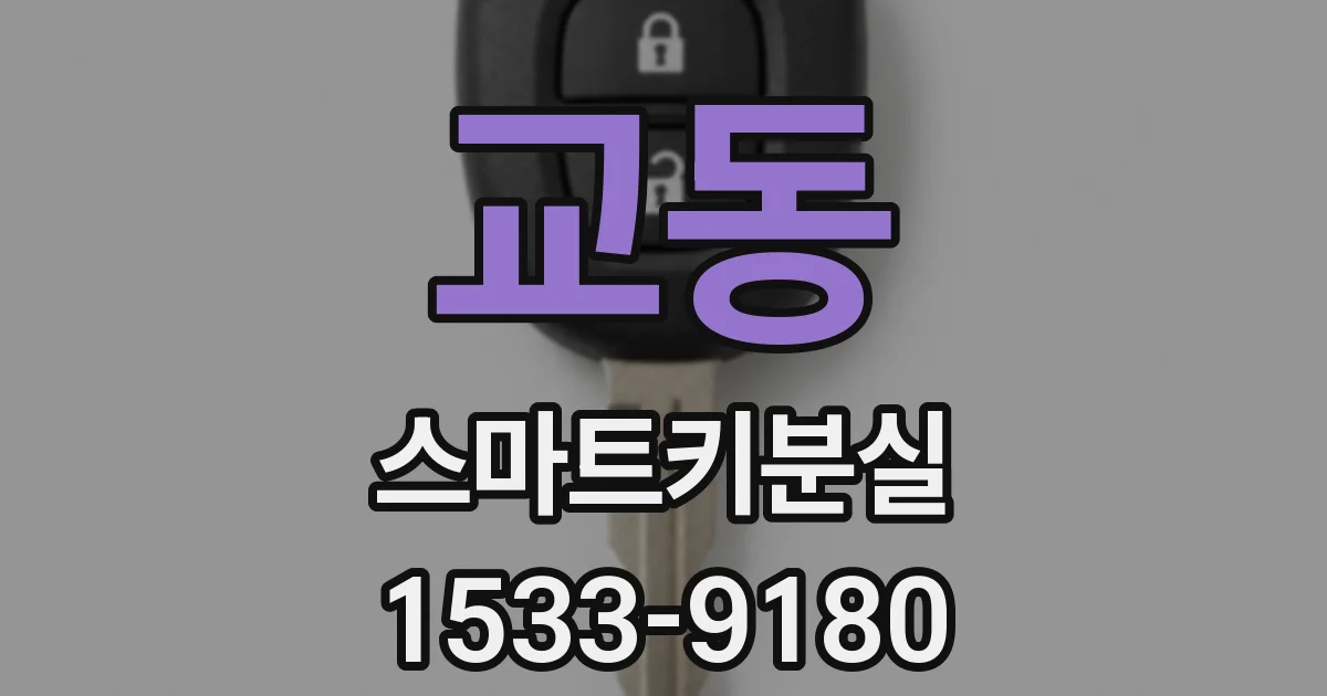 교동 스마트키분실