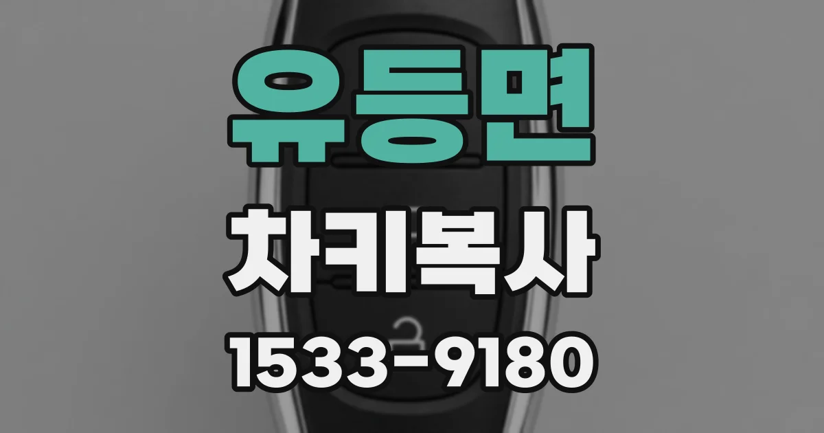 유등면 차키복사