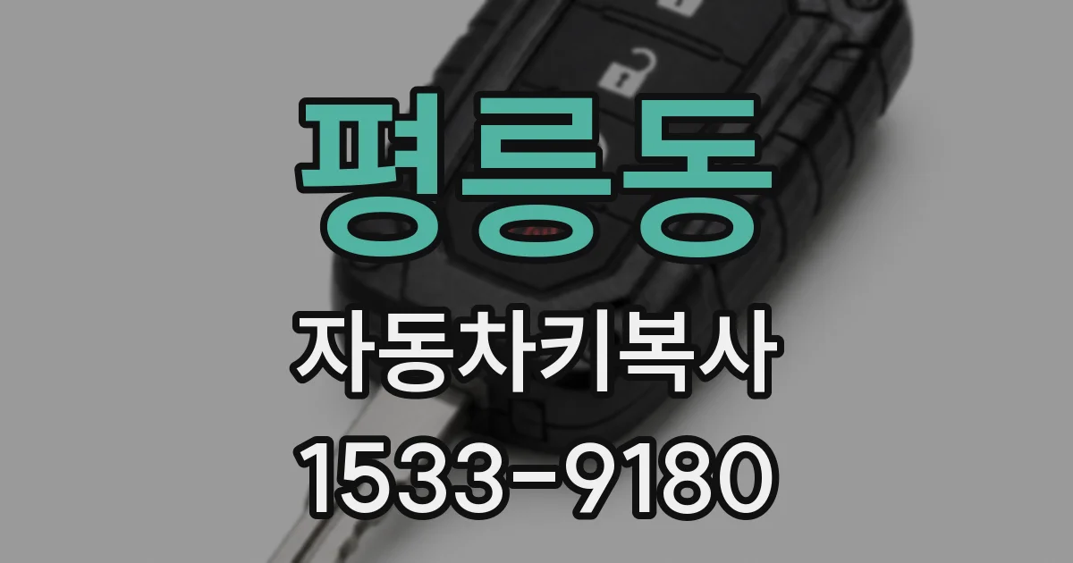 평릉동 자동차키복사