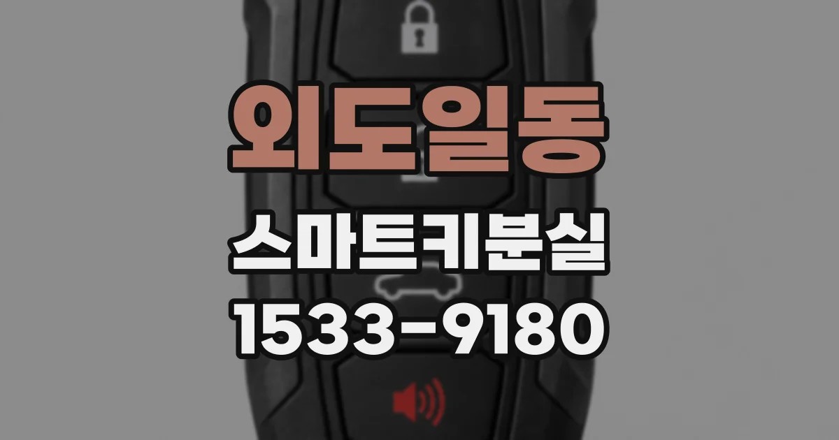 외도일동 스마트키분실