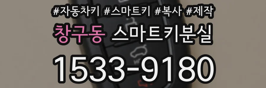 창구동 스마트키분실