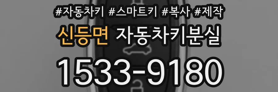 신등면 자동차키분실