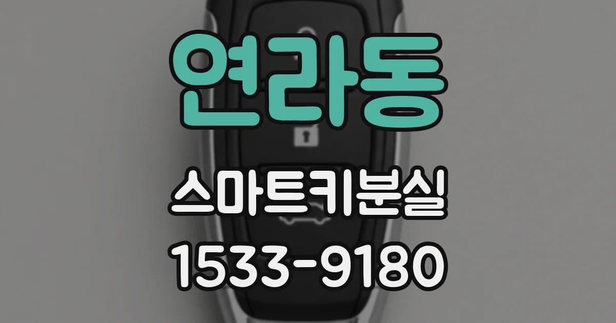 연라동 스마트키분실