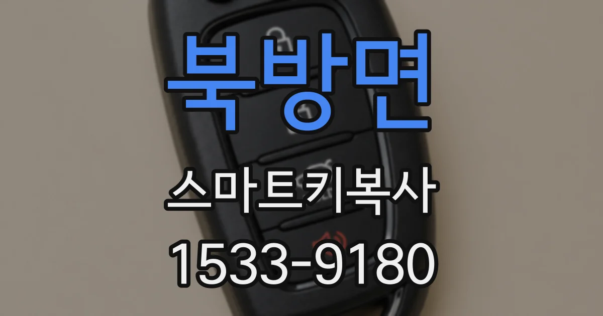 북방면 스마트키복사