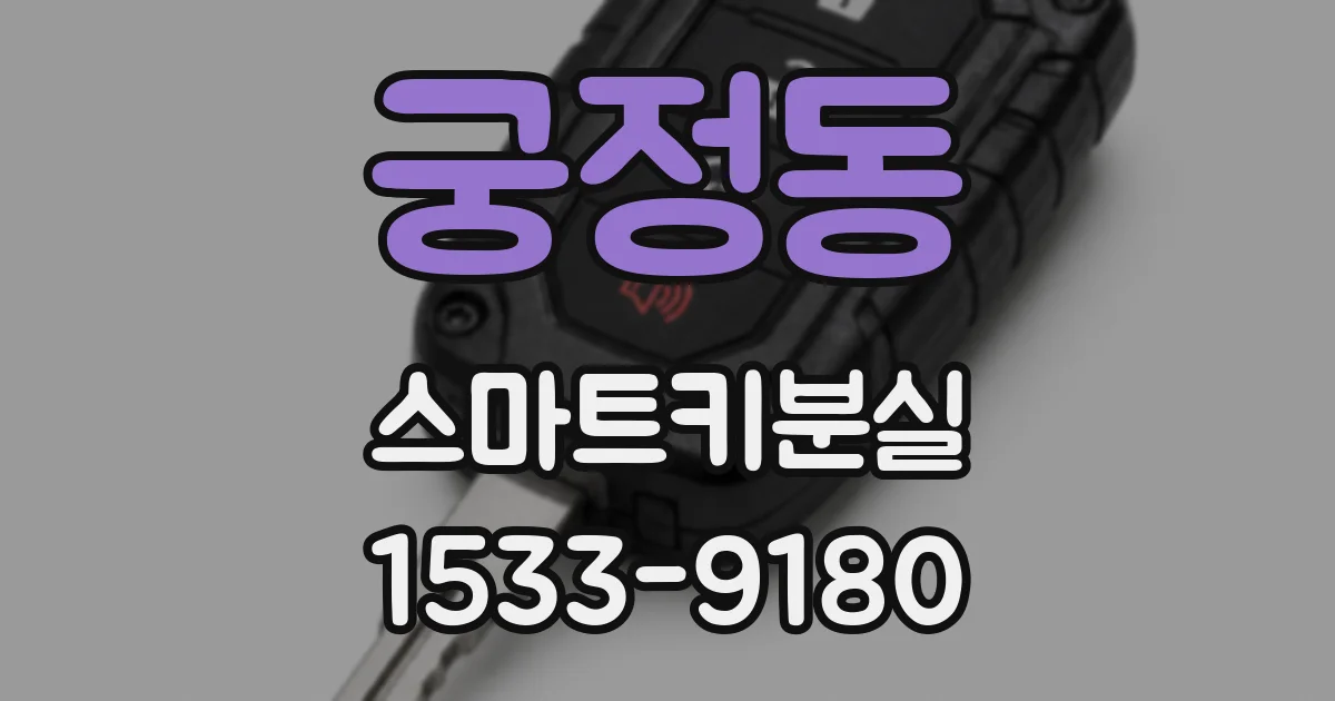 궁정동 스마트키분실