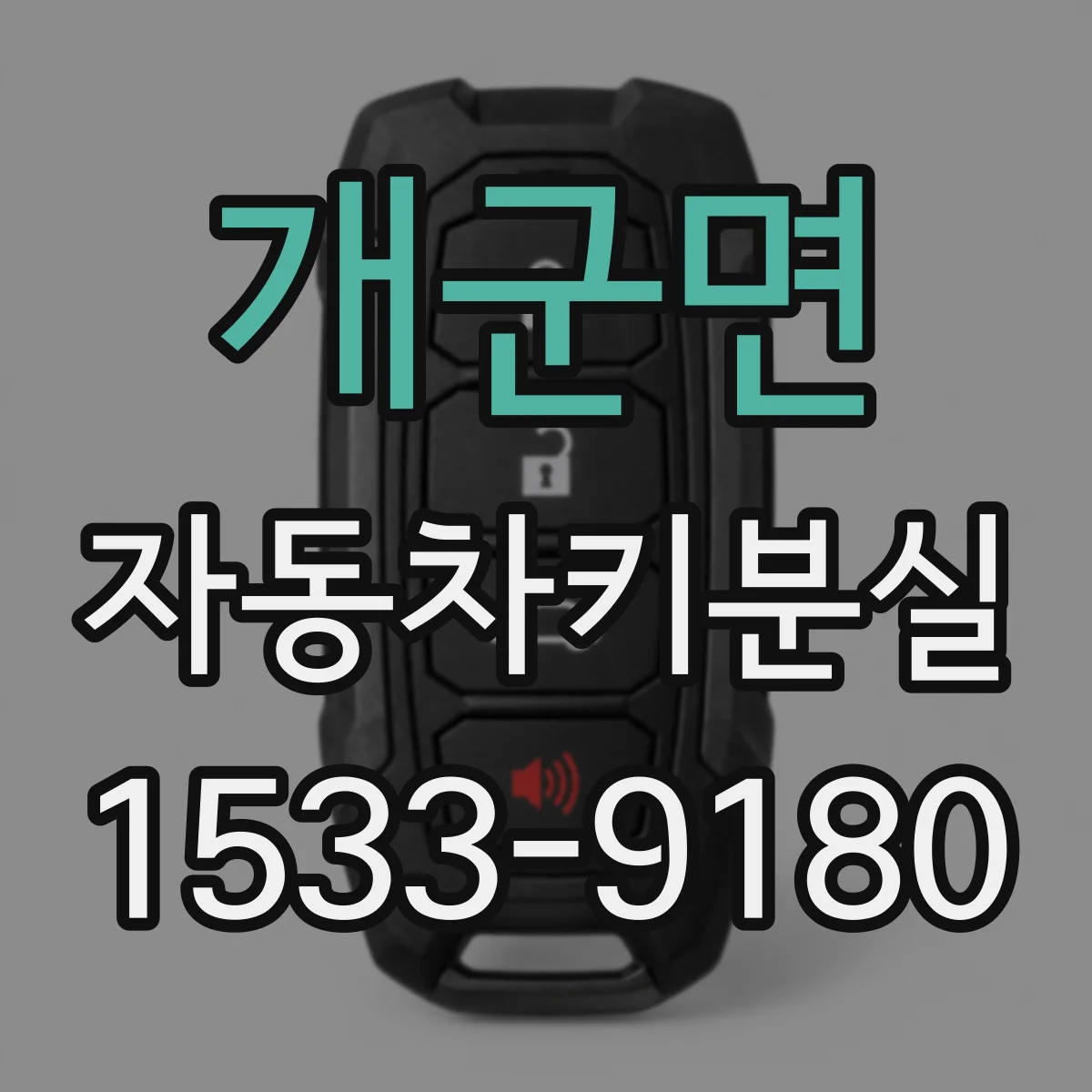 개군면 자동차키분실