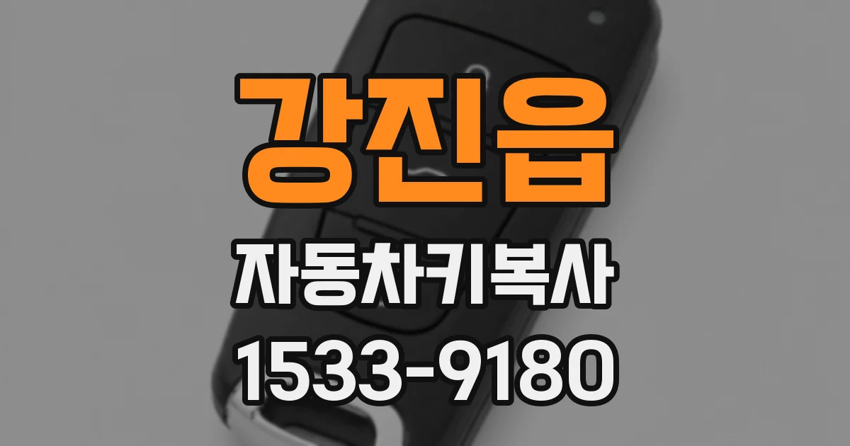 강진읍 자동차키복사