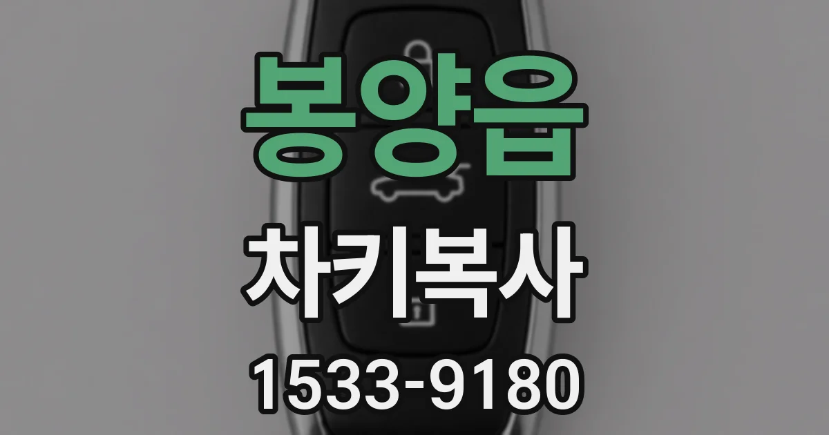 봉양읍 차키복사