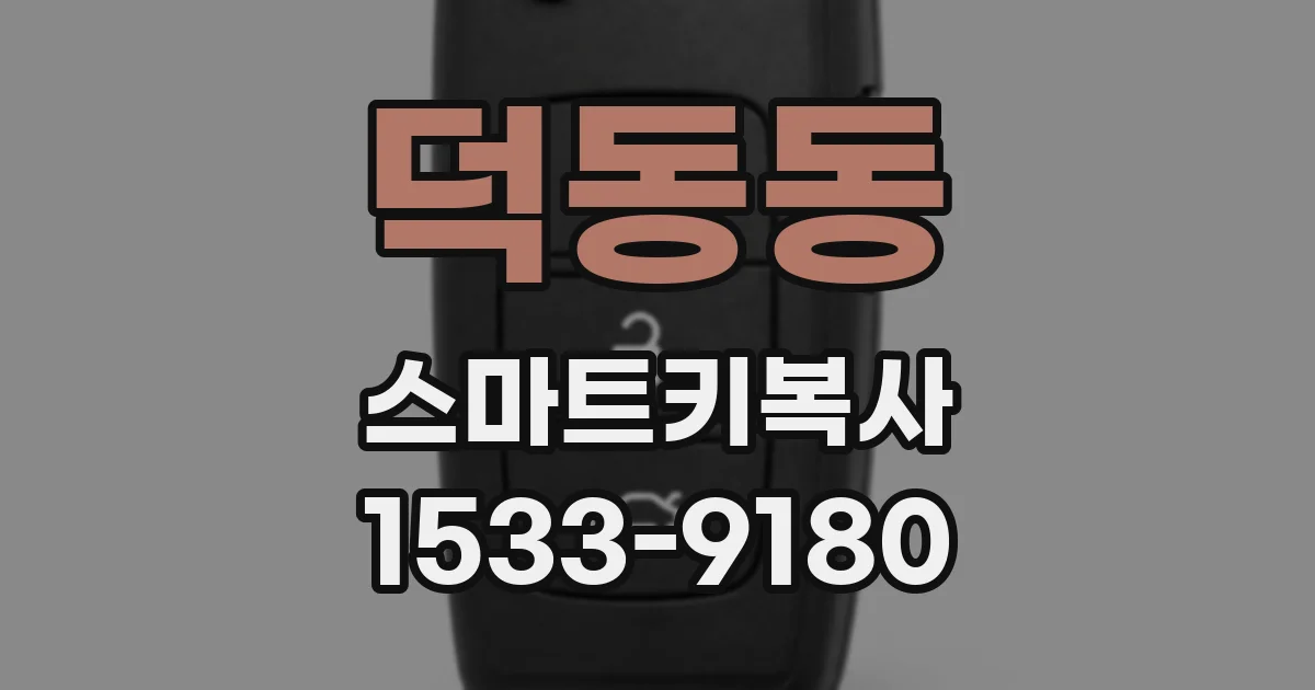 덕동동 스마트키복사