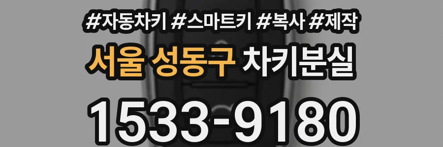 서울 성동구 차키분실