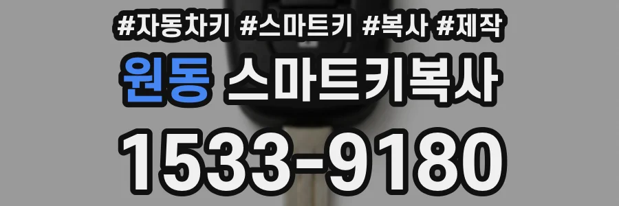 원동 스마트키복사