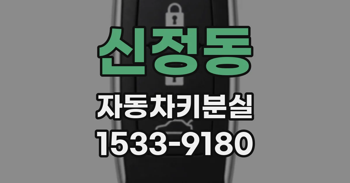 신정동 자동차키분실