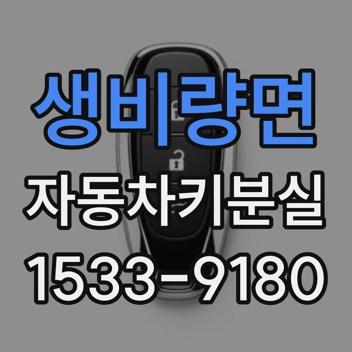생비량면 자동차키분실