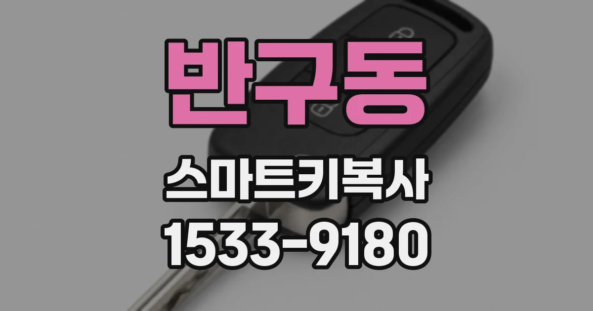 반구동 스마트키복사