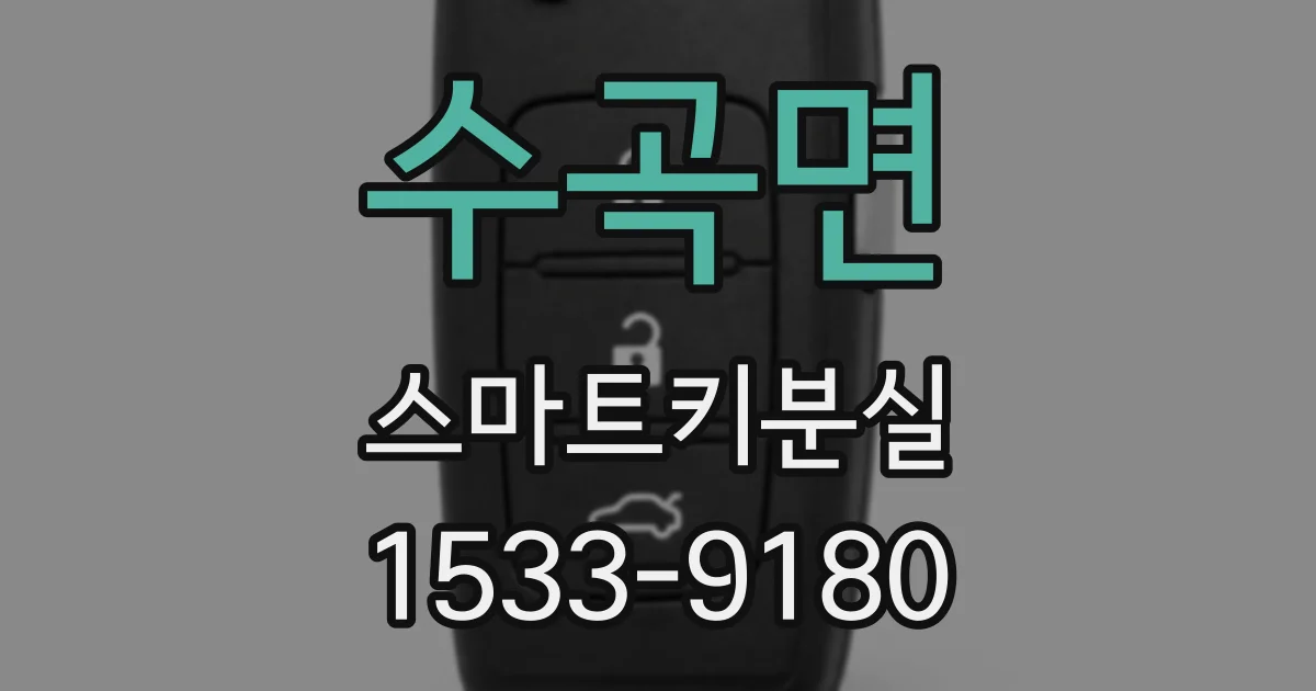 수곡면 스마트키분실
