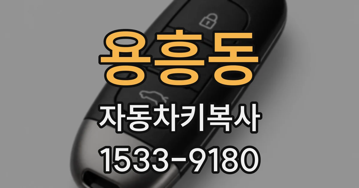 용흥동 자동차키복사