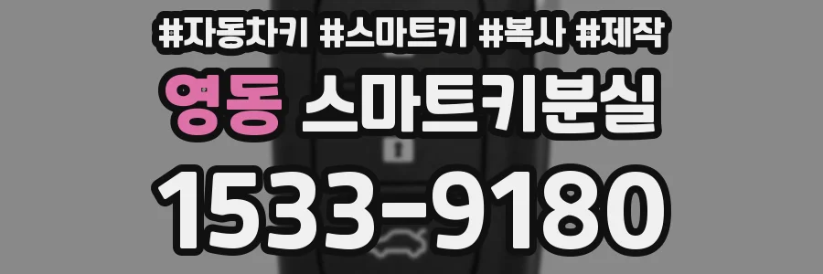 영동 스마트키분실