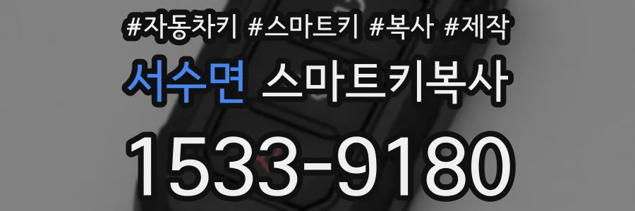 서수면 스마트키복사