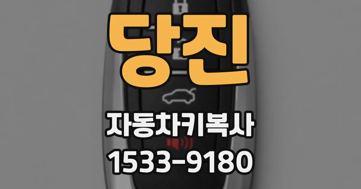 당진 자동차키복사