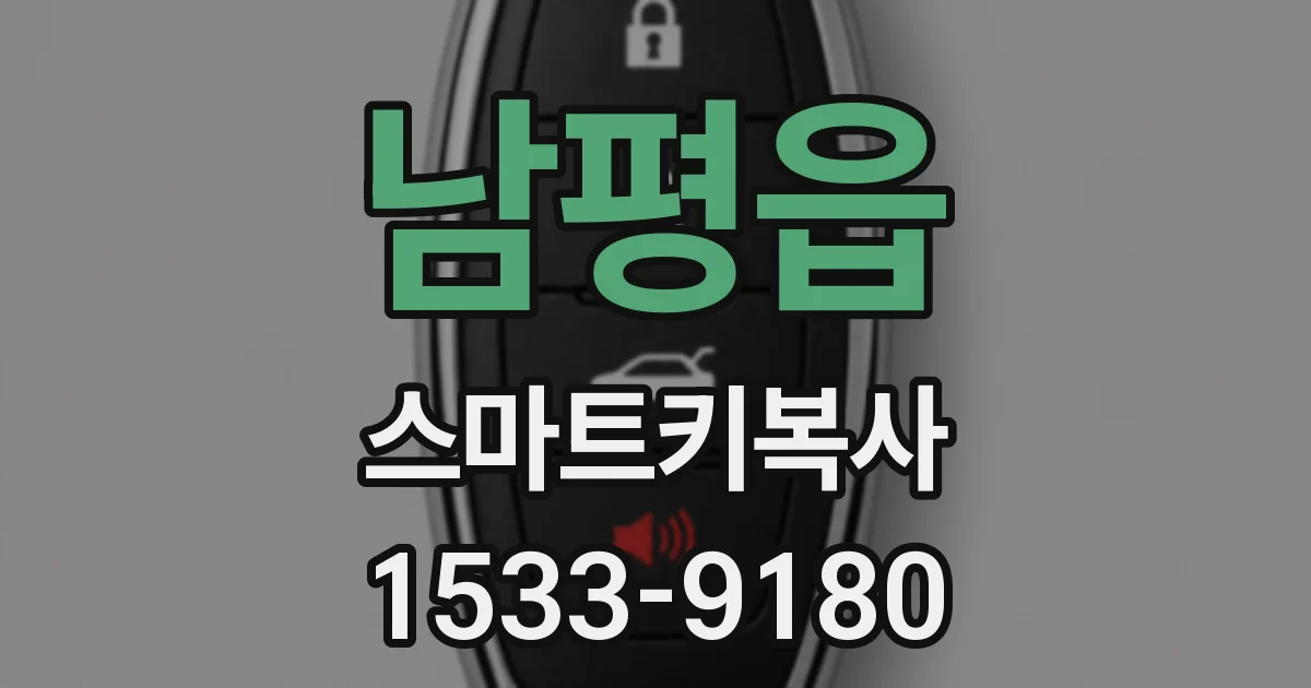 남평읍 스마트키복사