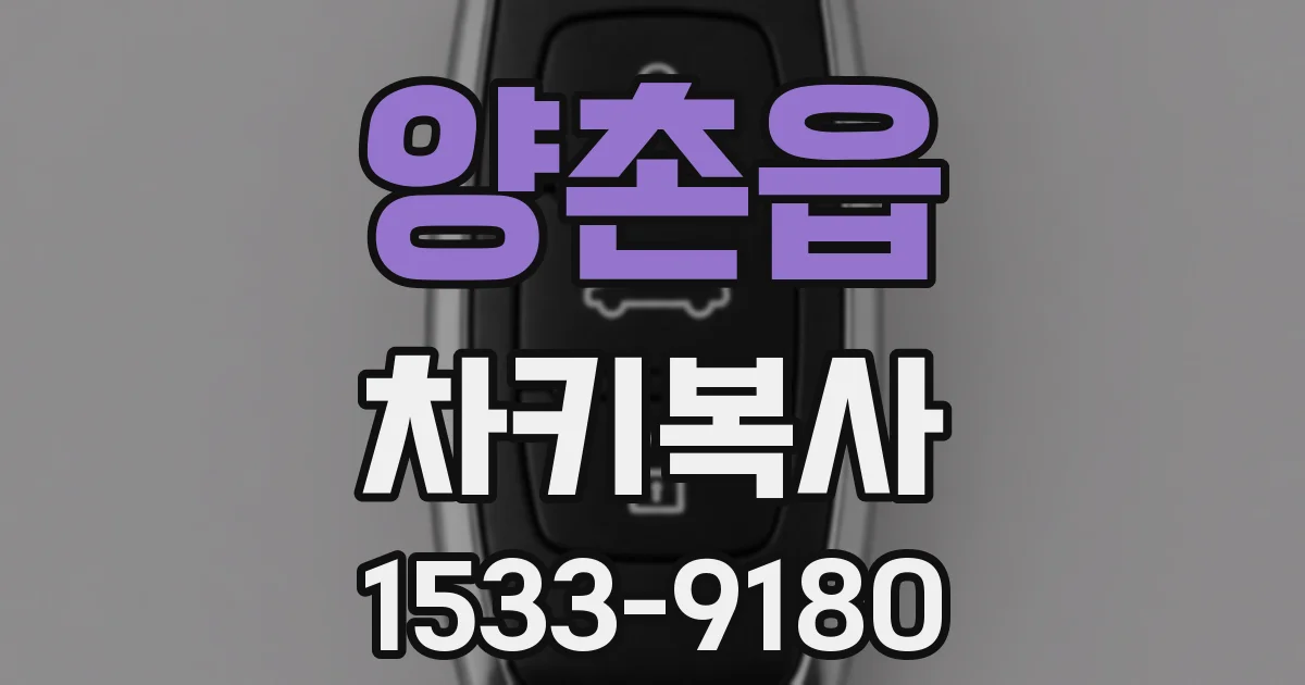 양촌읍 차키복사