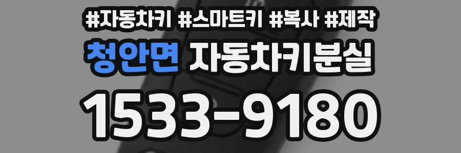 청안면 자동차키분실